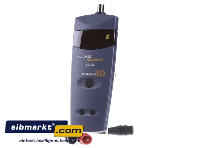 Frontansicht Fluke Networks 26500610 Kabelfehlersuchgert TS100 metrisch BNC/Krokod. 