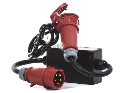 Ansicht hinten Benning 044140 Messadapter 16A CEE 3phas. aktiv 