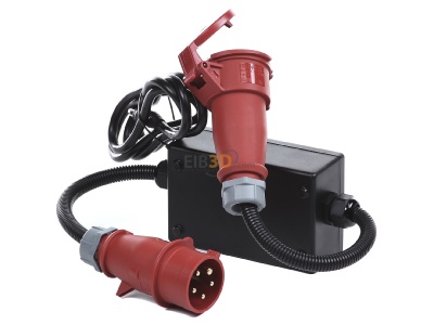 Ansicht oben hinten Benning 044140 Messadapter 16A CEE 3phas. aktiv 