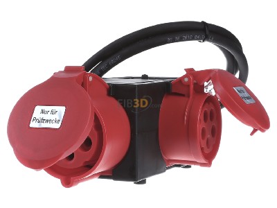 Frontansicht HT CEE Adapter 16/32A Adapter CEE 16/32A fr 3phas.Prflinge 