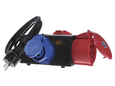 Ansicht links HT CEE Adapter 16/32A Adapter CEE 16/32A fr 3phas.Prflinge 