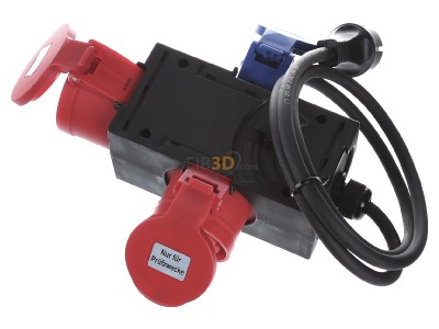 Ansicht oben rechts HT CEE Adapter 16/32A Adapter CEE 16/32A fr 3phas.Prflinge 