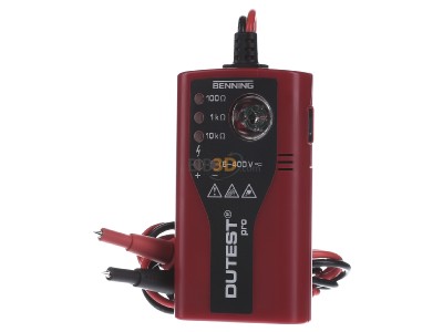 Front view Benning DUTEST pro Continuity tester optic/acoustic 
