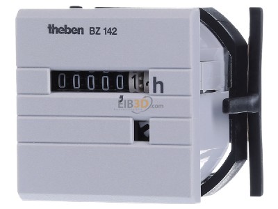 Front view Theben BZ 142-1 24V Hour counter 24V AC 

