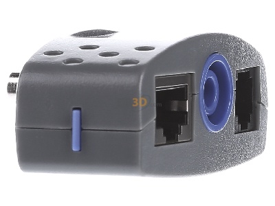 Ansicht links Ideal VDV II Remote Remoteadapter VDV II RJ11/RJ45+Koax-Ansch 