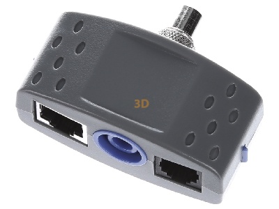 Ansicht oben vorne Ideal VDV II Remote Remoteadapter VDV II RJ11/RJ45+Koax-Ansch 