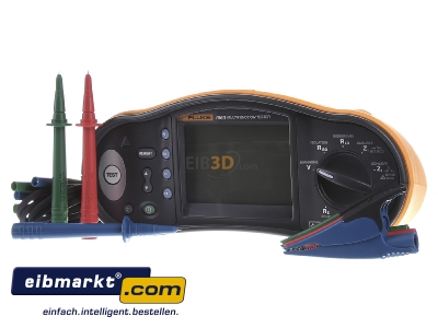 Front view Fluke 4546998 Digital Fixed installation safety tester
