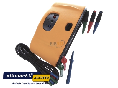 Ansicht oben links Fluke 4546998 Installationstester Typ B FLK-1663 DE