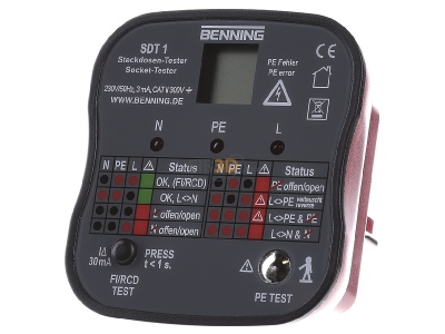 Front view Benning BENNING SDT 1 Voltage tester 
