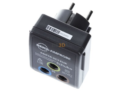 Ansicht oben vorne Fluke ADPTR-SCT-EUR Adapter Schuko 