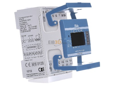 Ansicht links Eltako DSZ14DRS-3x80A MID Drehstromzhler RS485-Bus-Funk 