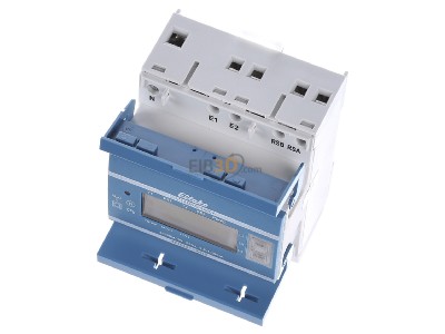 Ansicht oben vorne Eltako DSZ14DRS-3x80A MID Drehstromzhler RS485-Bus-Funk 