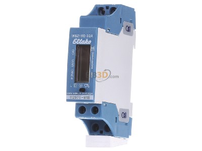 Front view Eltako WSZ15D-32A MID Direct kilowatt-hour meter 5A 
