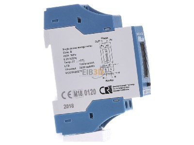 View on the left Eltako WSZ15D-32A MID Direct kilowatt-hour meter 5A 
