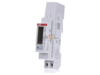 Front view ABB Stotz S&J C11 110-301 IEC Special kilowatt-hour meter 40A
