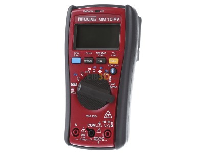 Front view Benning MM 10-PV digital multi meter 
