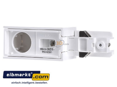 Ansicht hinten Zumtobel Licht S2 801150 Anfangseinspeisung 3ph ws Schutzleiter links 