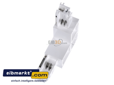Ansicht oben rechts Zumtobel Licht S2 801170 Winkelverbinder 3ph ws Schutzleiter innen 
