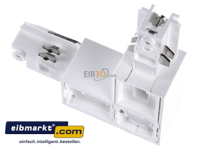 Ansicht oben hinten Zumtobel Licht S2 801170 Winkelverbinder 3ph ws Schutzleiter innen 