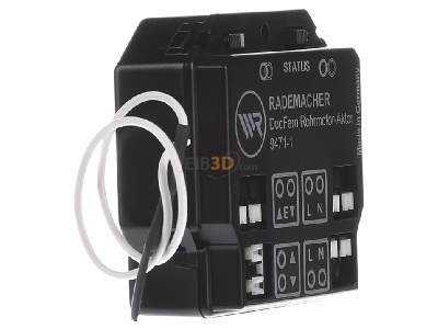 Ansicht links Rademacher 9471-1 DuoFern Rohrmotor-Aktor 