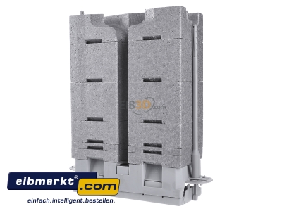 Back view Kaiser 9966.22 Equipment carrier for insulated walls - 
