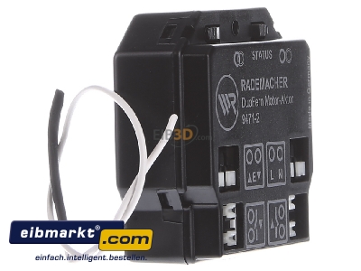 Ansicht links Rademacher 9471-2 DuoFern Rohrmotor-Aktor 
