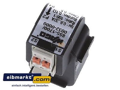 Ansicht oben vorne WAGO Kontakttechnik 855-1700/032-000 Aufsteck-Stromwandler 32A/0,32A 