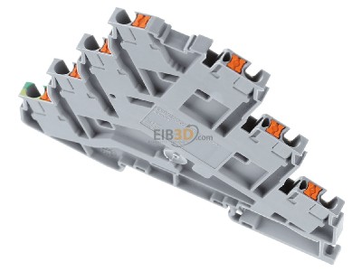 Ansicht oben hinten Phoenix PT2,5-PE/3L Mehrstockklemme 