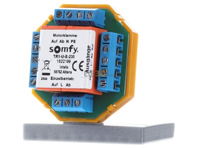 Front view Somfy 1822199 Isolator relay venetian blind 

