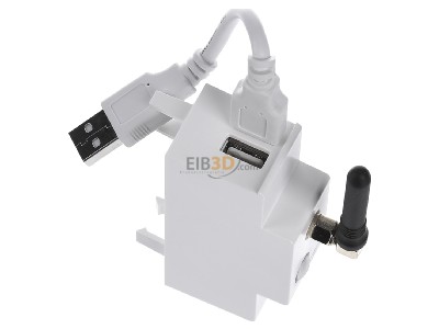 Ansicht oben links Somfy 1811691 WLAN-Modul fr TaHoma DIN rail 