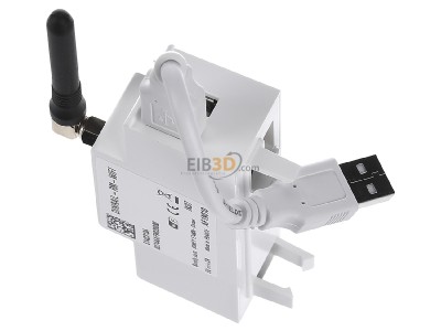 Ansicht oben rechts Somfy 1811691 WLAN-Modul fr TaHoma DIN rail 