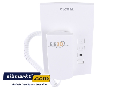 View up front Elcom HAT-402 ws House telephone white
