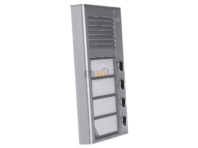 View on the left Auerswald TFS-Dialog 204 Ring module for door station silver 
