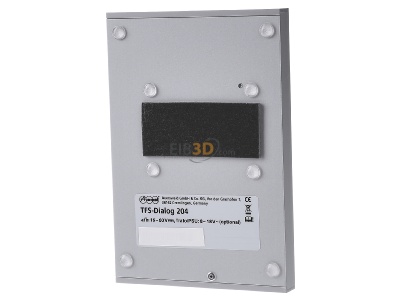 Back view Auerswald TFS-Dialog 204 Ring module for door station silver 
