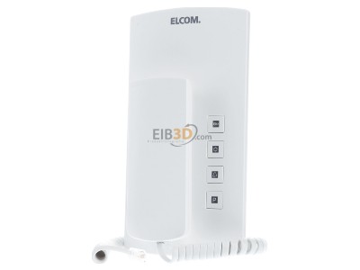 Frontansicht Elcom BHT-200 ws Audio-Haustelefon i2-Bus, wei 