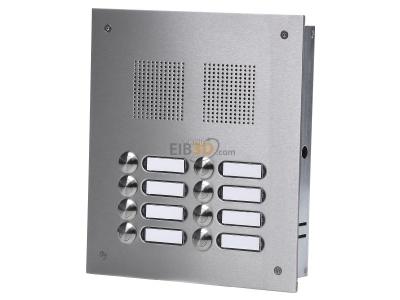 Front view Grothe TS 788 2-4 Doorbell panel 8-button 
