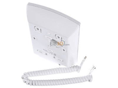 Top rear view Elcom BHT-280 Intercom system phone white 
