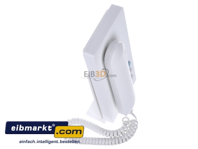 Ansicht oben links Siedle&Shne BTS 850-02 W Bus-Telefon Standard weiss 