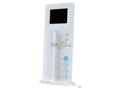 Frontansicht Siedle BTSV 850-03 W Bus-Telefon Standard weiss m.Farbmonitor 
