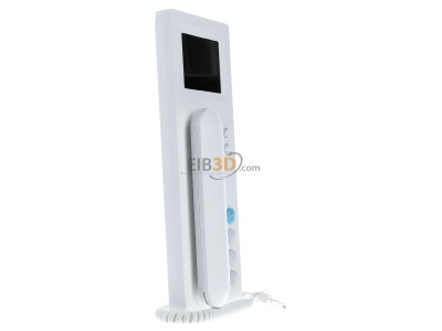 Ansicht links Siedle BTSV 850-03 W Bus-Telefon Standard weiss m.Farbmonitor 
