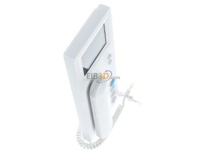 Ansicht oben links Siedle BTSV 850-03 W Bus-Telefon Standard weiss m.Farbmonitor 