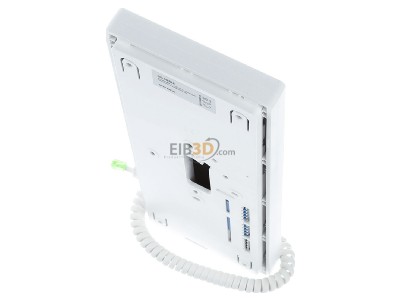 Ansicht oben hinten Siedle BTSV 850-03 W Bus-Telefon Standard weiss m.Farbmonitor 