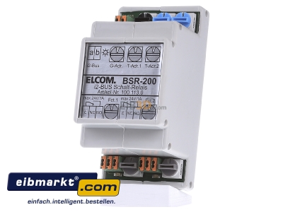 Frontansicht Elcom BSR-200 Schaltrelais I2-Bus, max.16Teiln. 