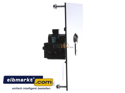 View on the left Elcom KSM-100 Switch module for door station silver
