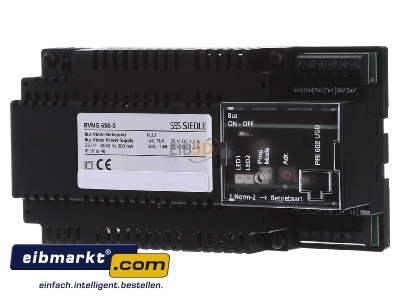 Front view Siedle&Shne BVNG650-0EN/FR/IT/NL Power supply for intercom 230V / 29V - 
