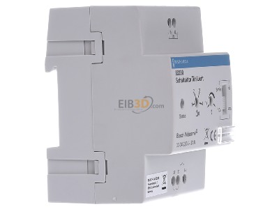 View on the left Busch Jaeger 83330 EIB, KNX switch device for intercom system, 

