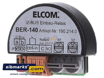 Front view Elcom BER-140 Signalling device for intercom system
