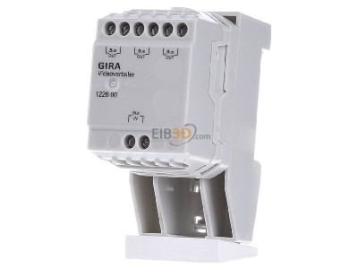 Front view Gira 122600 Video switchbox for monitoring system 
