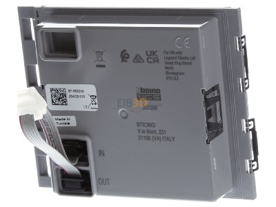 Ansicht hinten Legrand SEKO 352200 Infomodul m. Beschriftungsfeld 