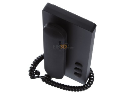 View up front Siedle BTS 850-02 S Indoor station door communication Black 
